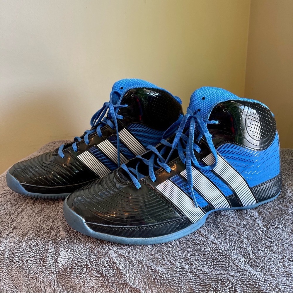 Addidas Blue Basket Ball Shoes Men